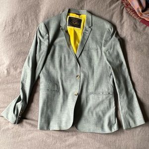 Grey Slim Zara Full Suit Size 44 coat Size 34 pants